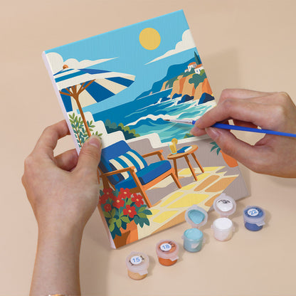 Coastal Seascapes mini paint by numbers – image 5