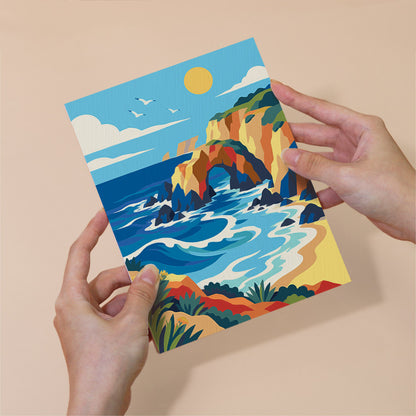 Coastal Seascapes mini paint by numbers – image 6