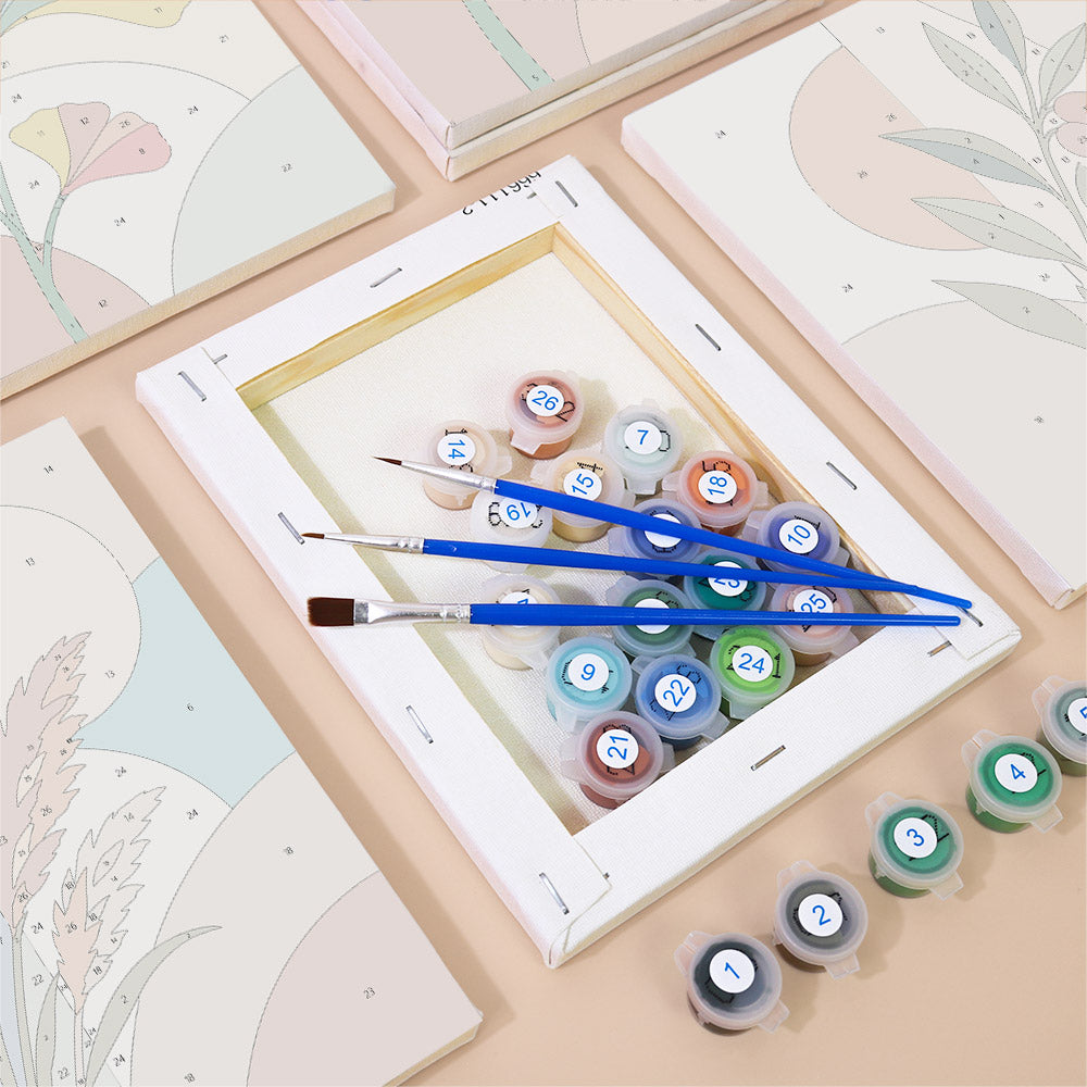 Modern Botanical Prints mini paint by numbers – image 2