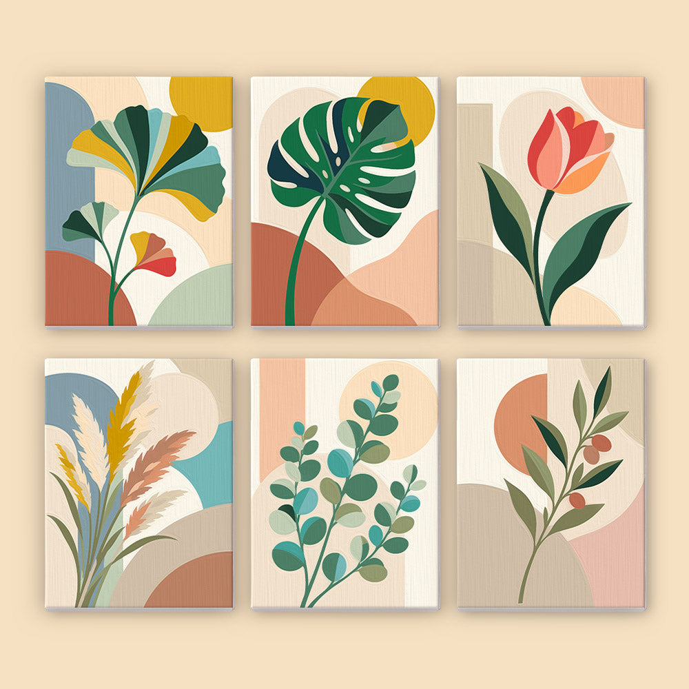 Modern Botanical Prints mini paint by numbers – image 8