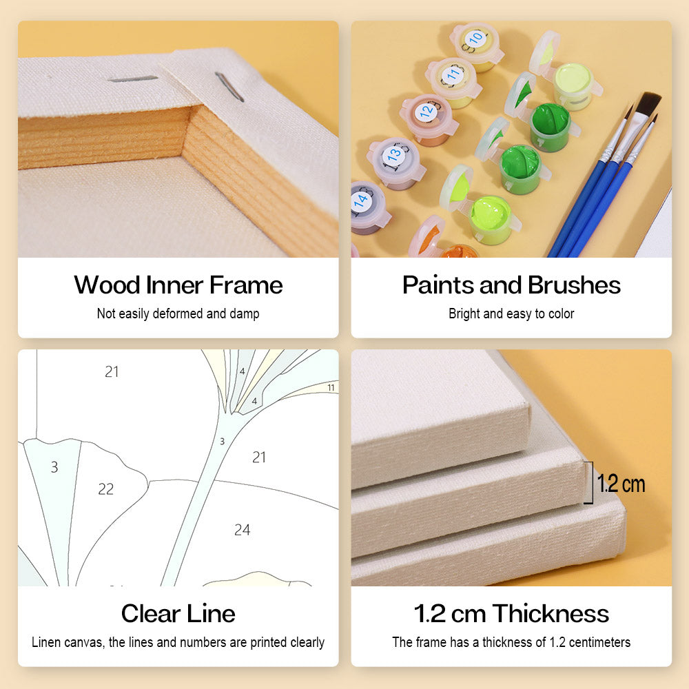 Modern Botanical Prints mini paint by numbers – image 9