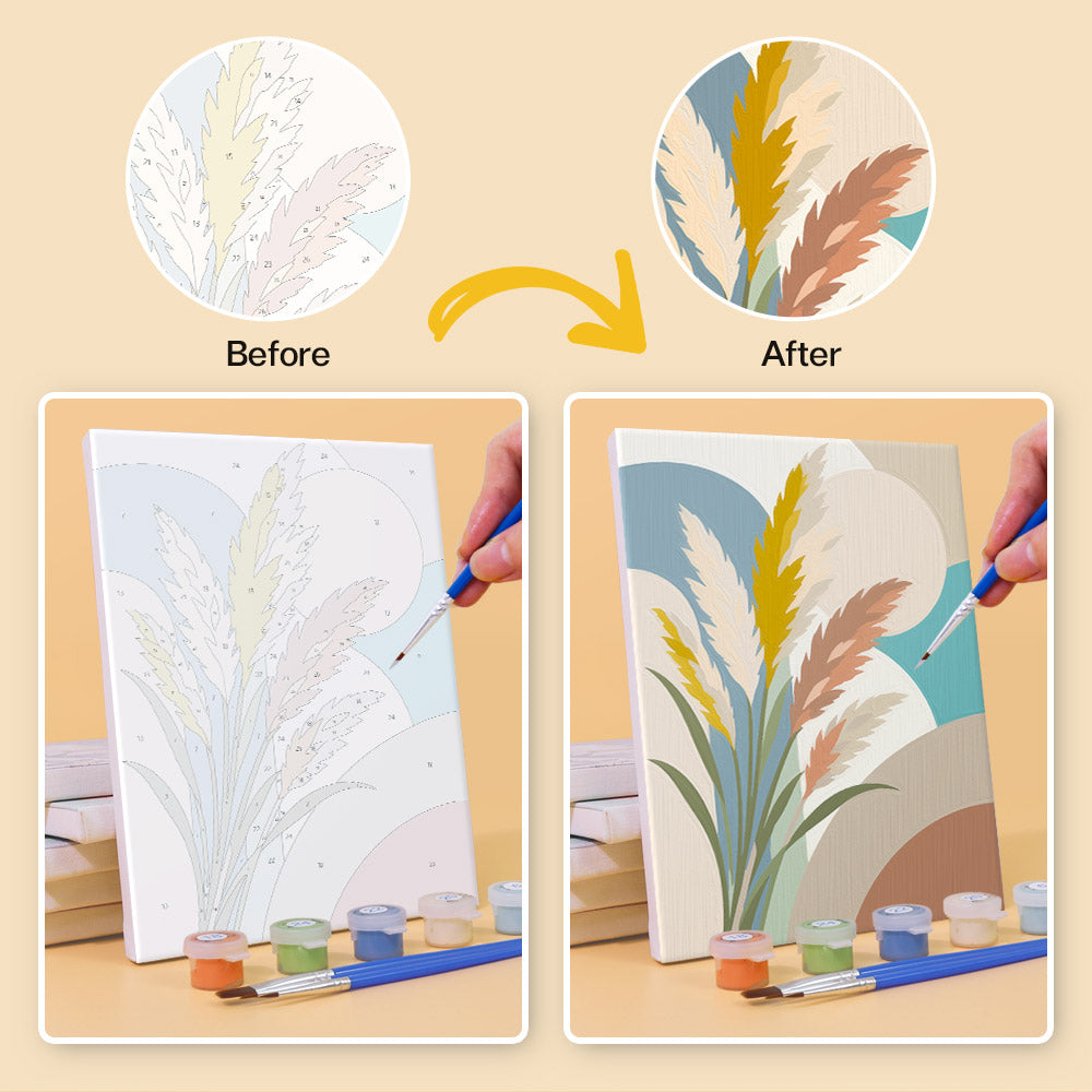 Modern Botanical Prints mini paint by numbers – image 10