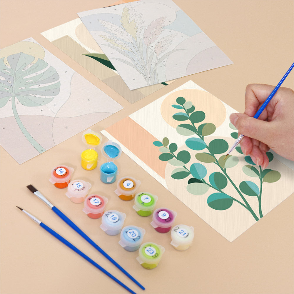 Modern Botanical Prints mini paint by numbers – image 12