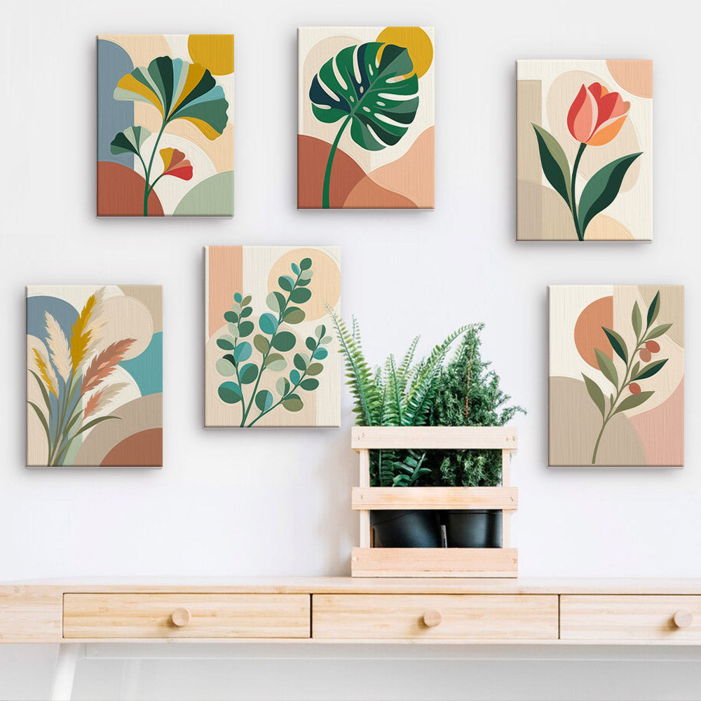 Modern Botanical Prints mini paint by numbers – image 15