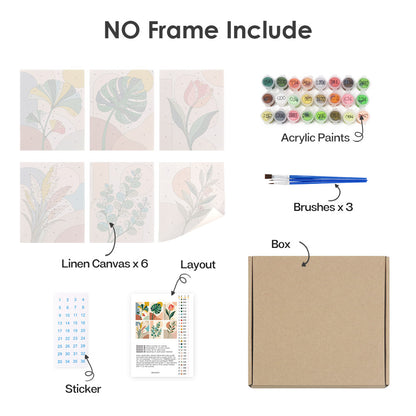 Modern Botanical Prints mini paint by numbers – image 19
