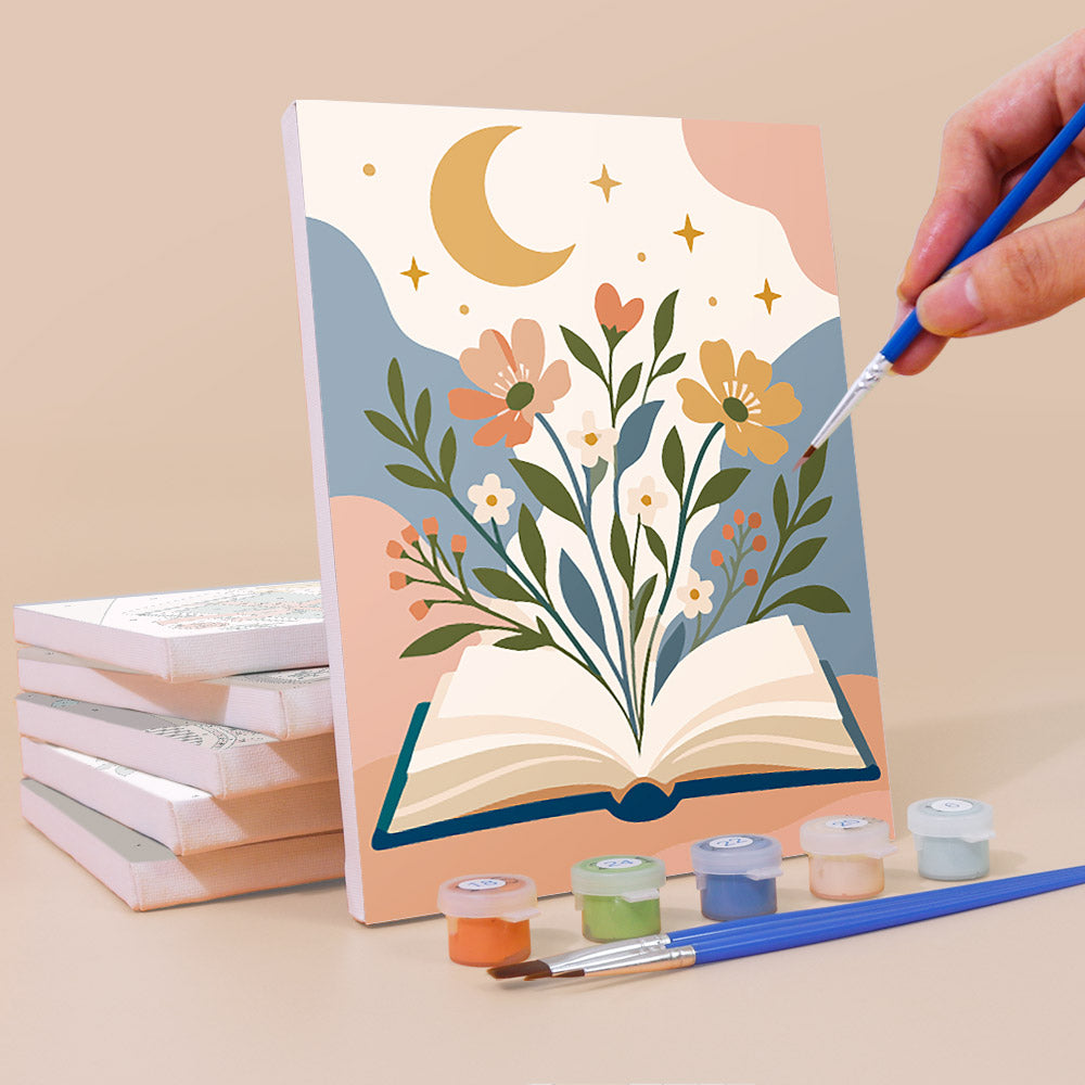 Cozy Reading Moments mini paint by numbers – image 3