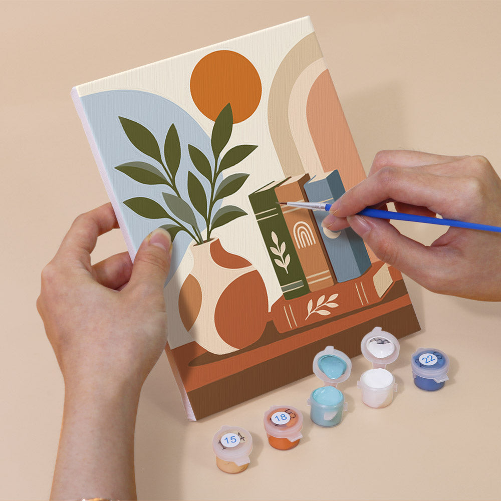 Cozy Reading Moments mini paint by numbers – image 5