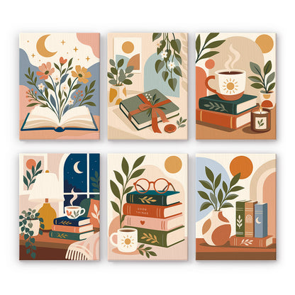 Cozy Reading Moments mini paint by numbers – image 7