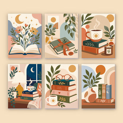 Cozy Reading Moments mini paint by numbers – image 8