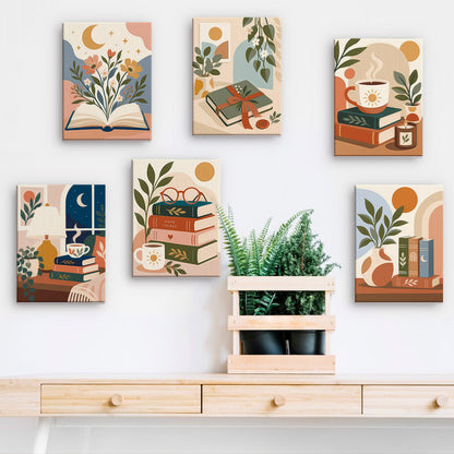 Cozy Reading Moments mini paint by numbers – image 15