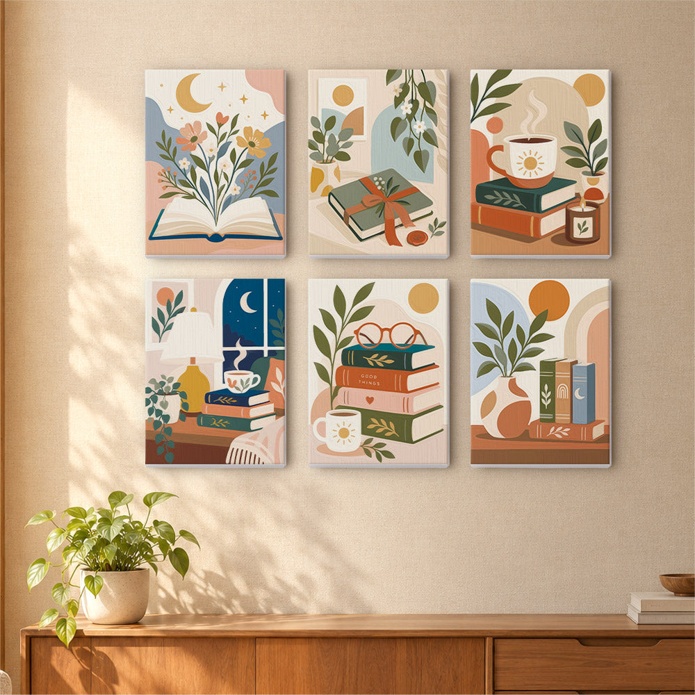 Cozy Reading Moments mini paint by numbers – image 16