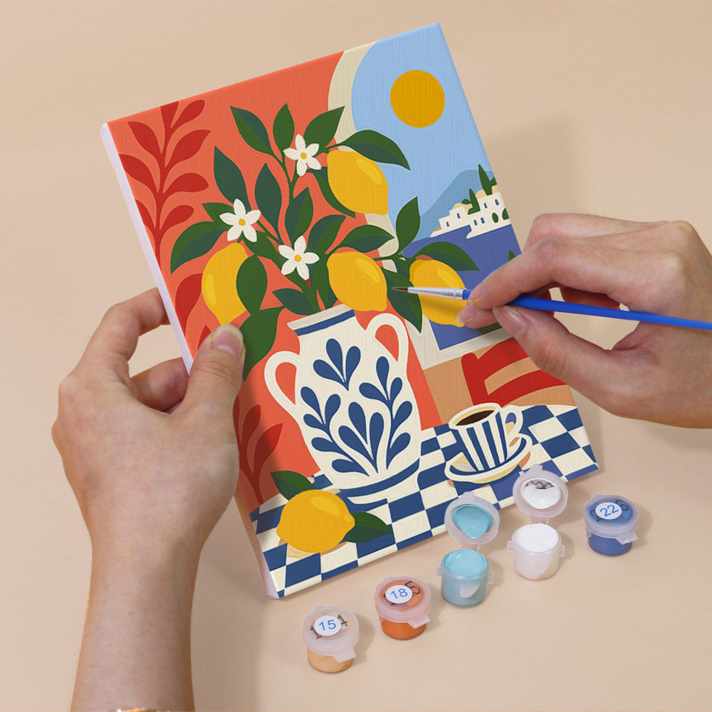 Mediterranean Summer Prints mini paint by numbers – image 5