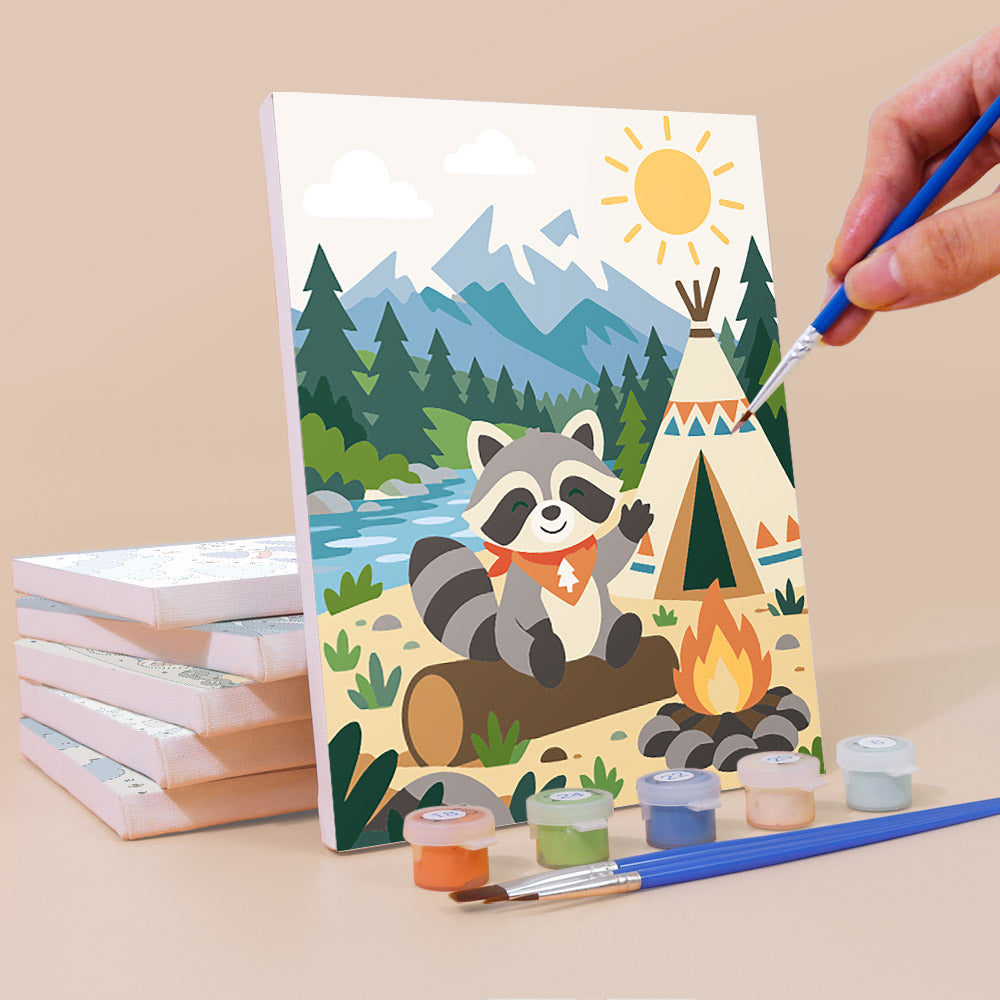 Playful Animal Adventures mini paint by numbers – image 3