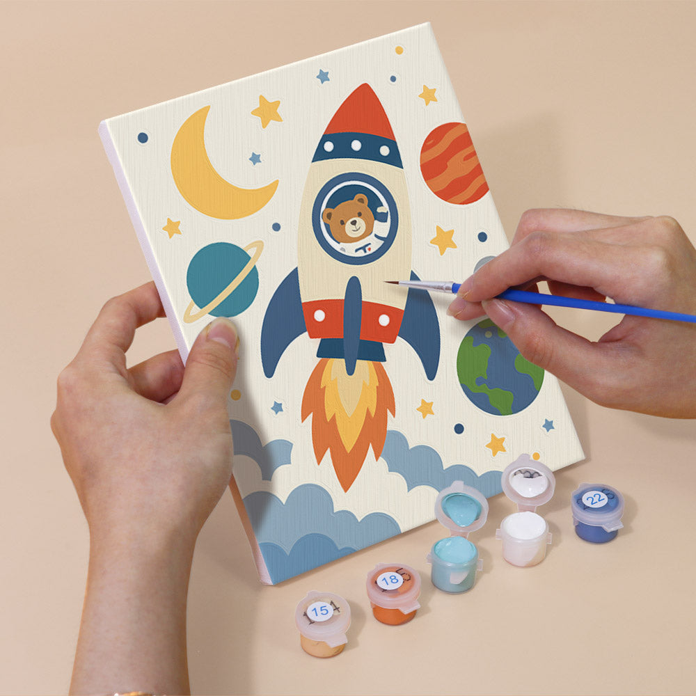 Playful Animal Adventures mini paint by numbers – image 5