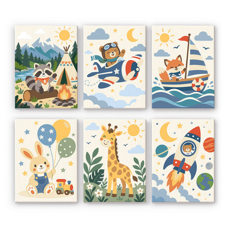 Playful Animal Adventures mini paint by numbers – image 7