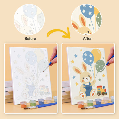 Playful Animal Adventures mini paint by numbers – image 10