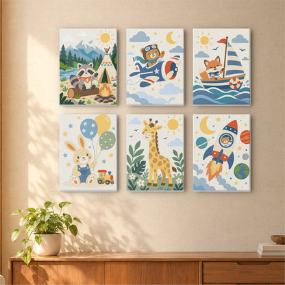 Playful Animal Adventures mini paint by numbers – image 16