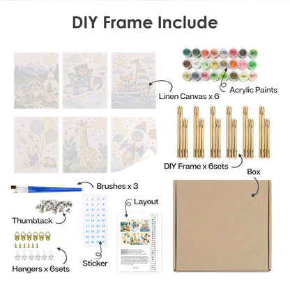 Playful Animal Adventures mini paint by numbers – image 18