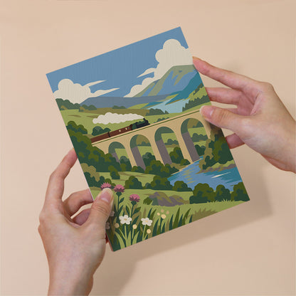 Puffin and Highland Cow Glens mini paint by numbers – image 6