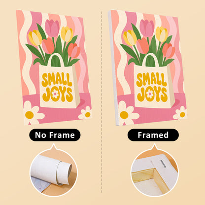 Positive Retro Florals mini paint by numbers – image 13