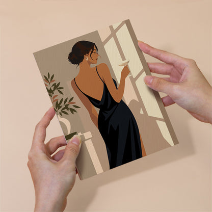Backless Gowns and Wide Hats mini paint by numbers – image 6