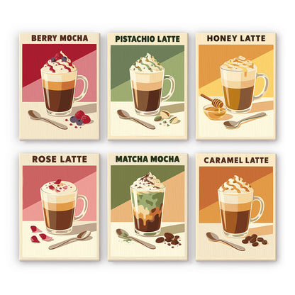 Flavored Latte Collection mini paint by numbers – image 7