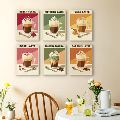Flavored Latte Collection mini paint by numbers – image 14