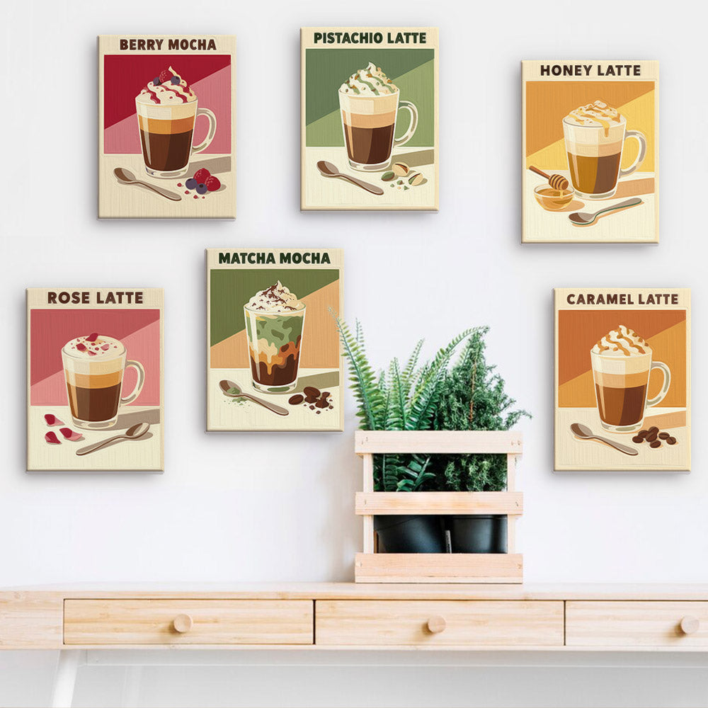Flavored Latte Collection mini paint by numbers – image 15