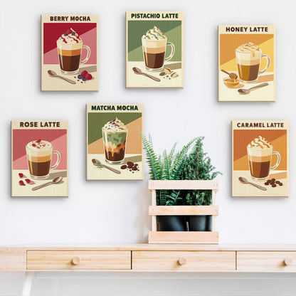 Flavored Latte Collection mini paint by numbers – image 15