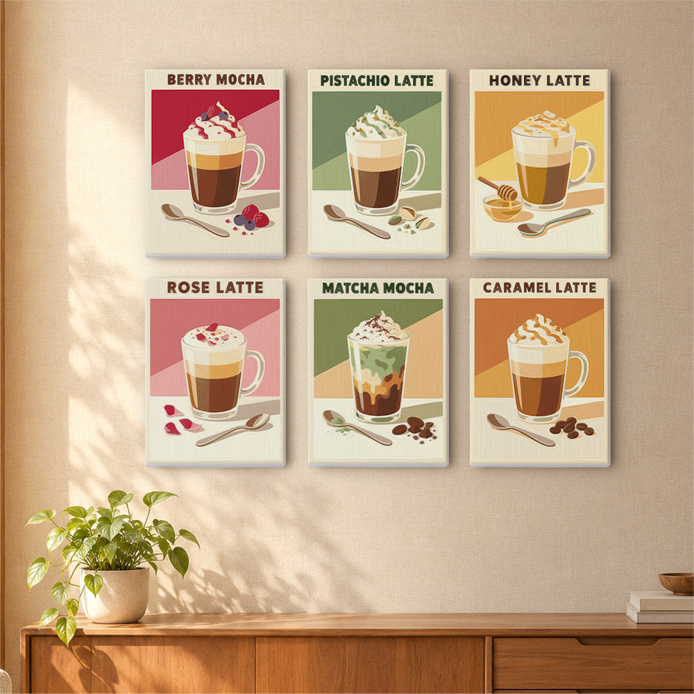 Flavored Latte Collection mini paint by numbers – image 16