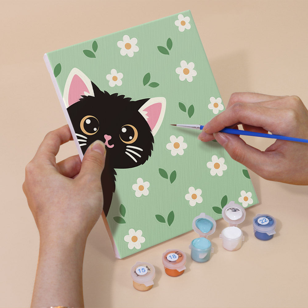Playful Kitten Days mini paint by numbers – image 5