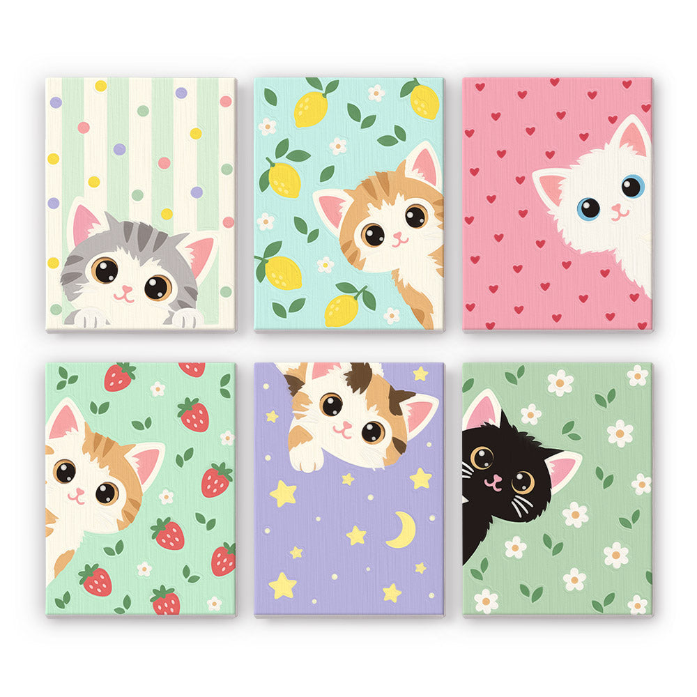 Playful Kitten Days mini paint by numbers – image 7