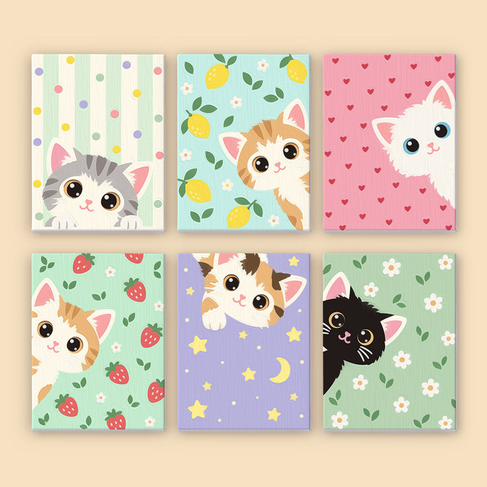 Playful Kitten Days mini paint by numbers – image 8