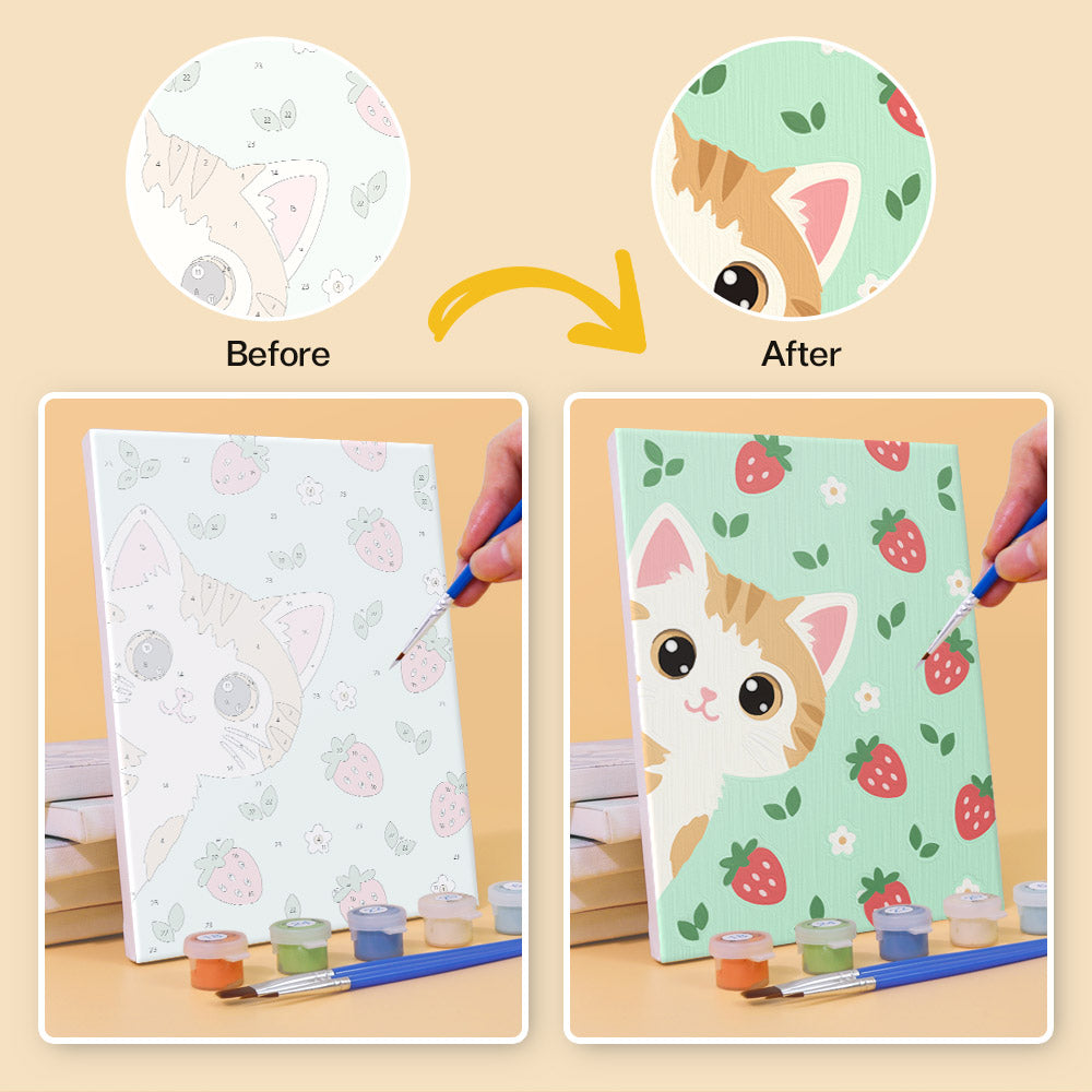 Playful Kitten Days mini paint by numbers – image 10