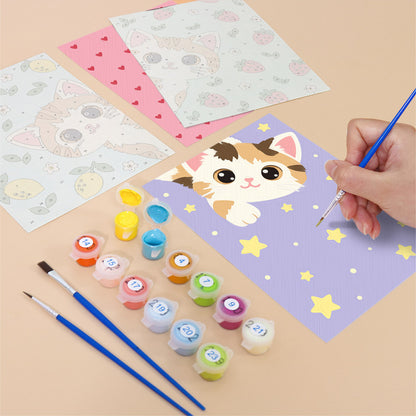 Playful Kitten Days mini paint by numbers – image 12