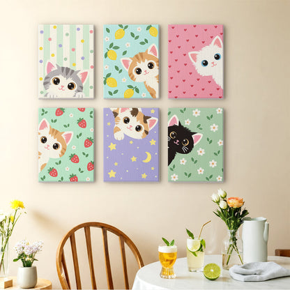 Playful Kitten Days mini paint by numbers – image 14