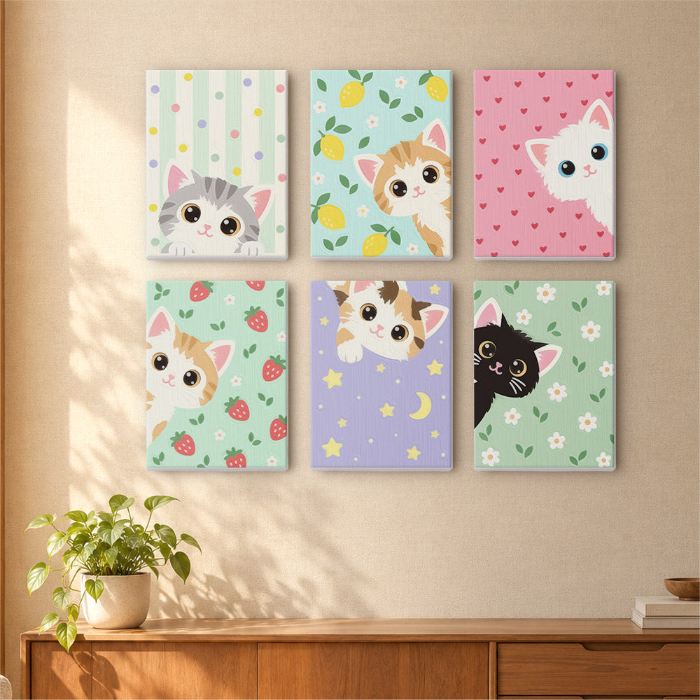 Playful Kitten Days mini paint by numbers – image 16