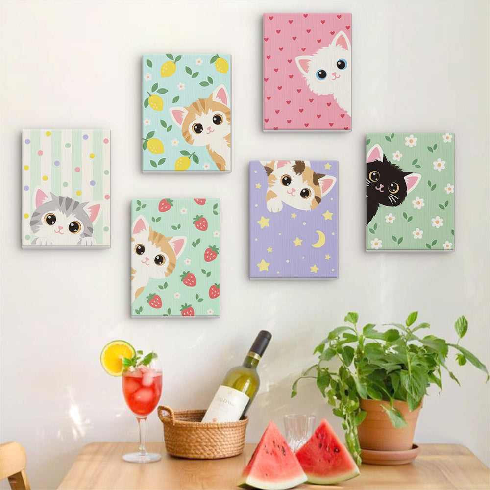 Playful Kitten Days mini paint by numbers – image 17