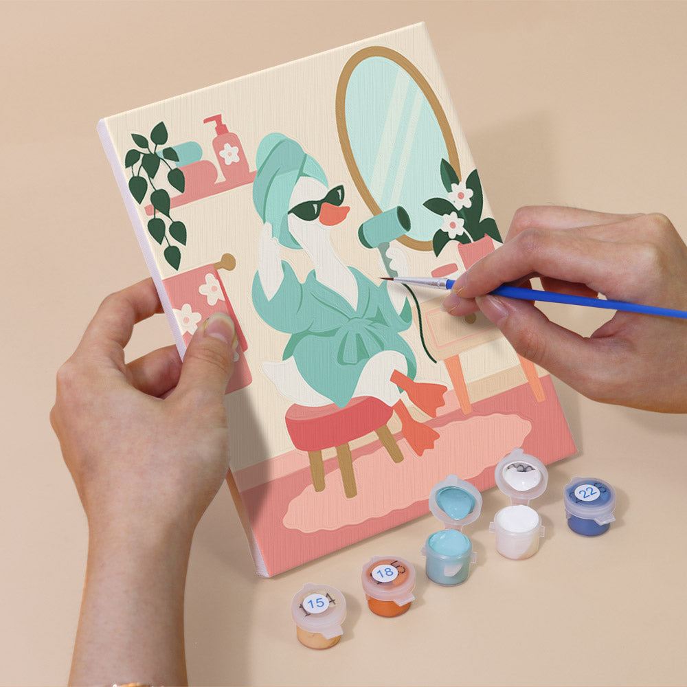 Pampered Duck Moments mini paint by numbers – image 5