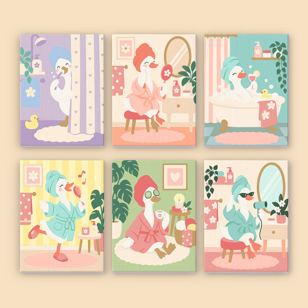 Pampered Duck Moments mini paint by numbers – image 8