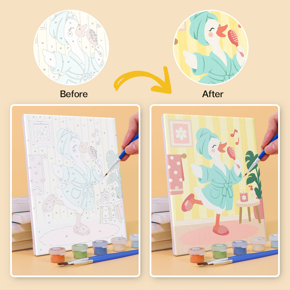 Pampered Duck Moments mini paint by numbers – image 10