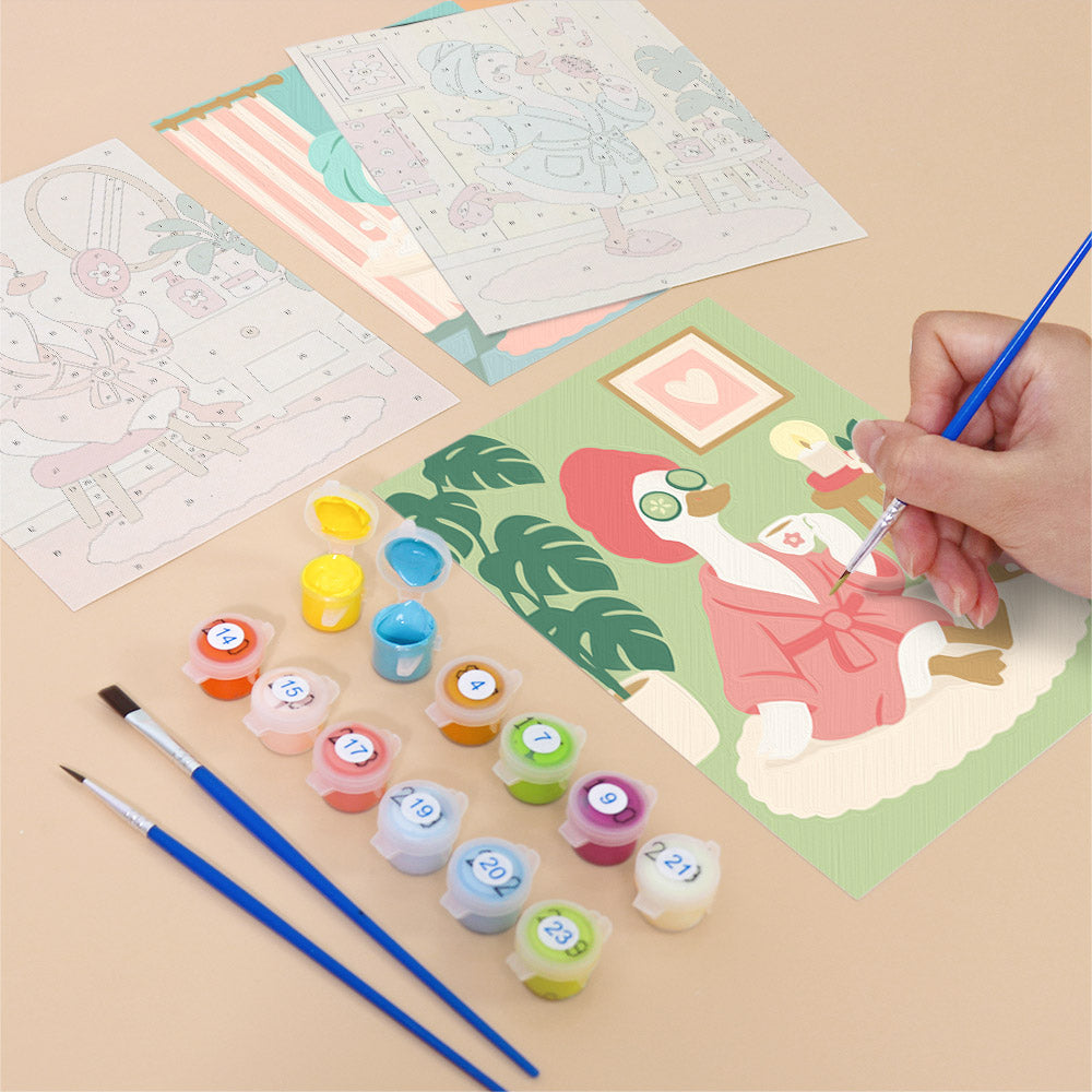 Pampered Duck Moments mini paint by numbers – image 12