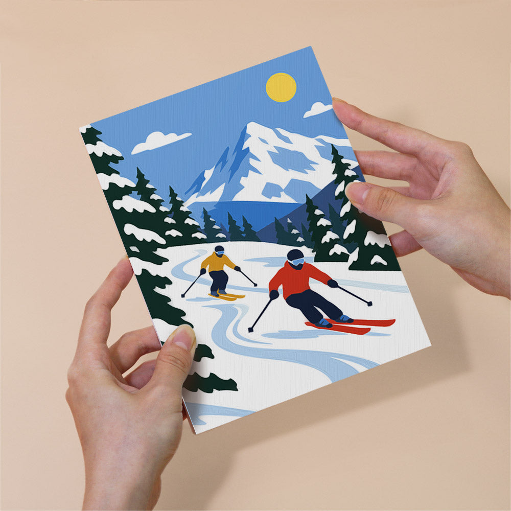 Alpine Ski Adventures mini paint by numbers – image 6