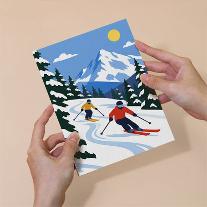 Alpine Ski Adventures mini paint by numbers – image 6