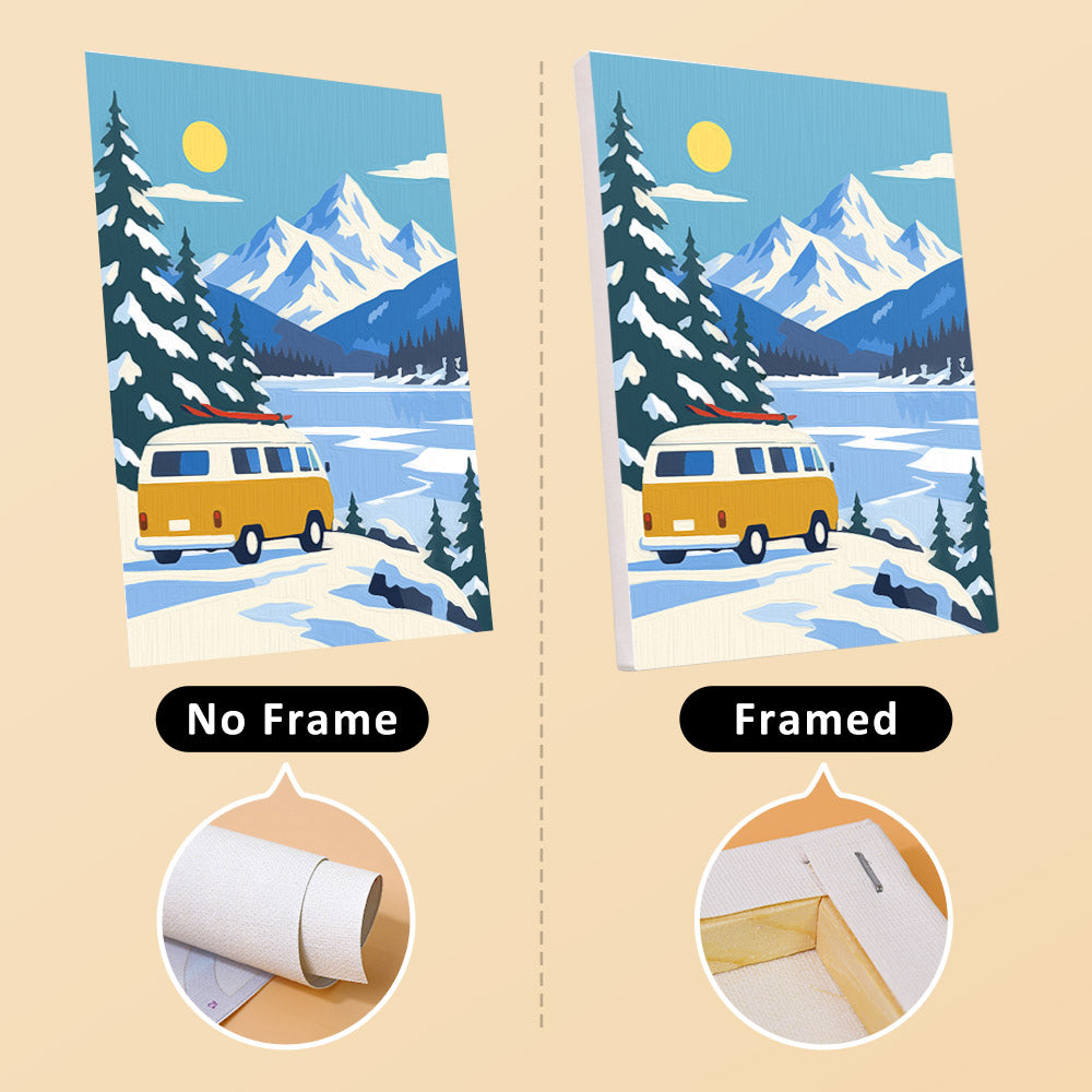 Alpine Ski Adventures mini paint by numbers – image 13