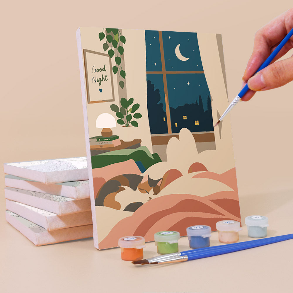 Cozy Bedroom Retreats mini paint by numbers – image 3