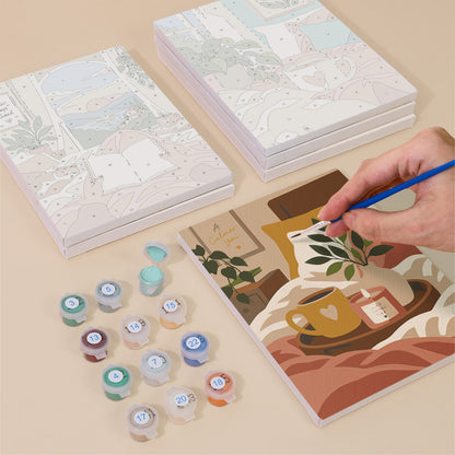 Cozy Bedroom Retreats mini paint by numbers – image 4