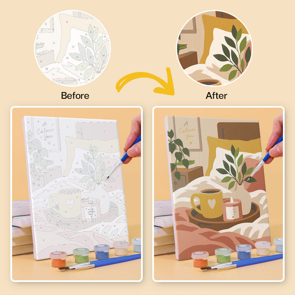 Cozy Bedroom Retreats mini paint by numbers – image 10