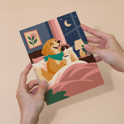 Golden Retriever Life mini paint by numbers – image 6