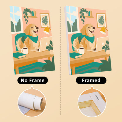 Golden Retriever Life mini paint by numbers – image 13